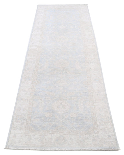 Serenity 2' 6" X 7' 11" Hand Knotted Wool Rug 2' 6" X 7' 11" (76 X 241) / Blue / Wool