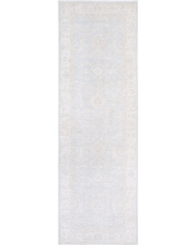 Serenity 2' 6" X 7' 11" Hand Knotted Wool Rug 2' 6" X 7' 11" (76 X 241) / Blue / Wool