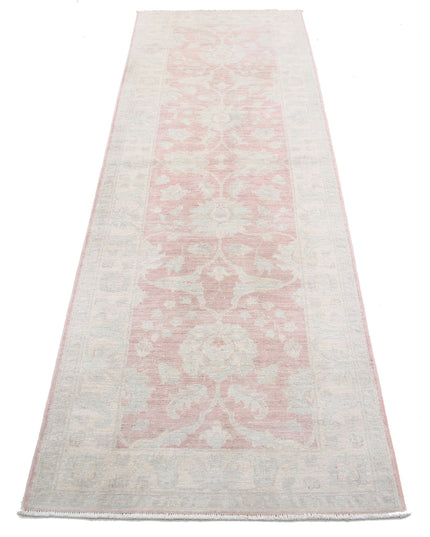 Serenity 2' 6" X 8' 0" Hand Knotted Wool Rug 2' 6" X 8' 0" (76 X 244) / Red / Wool