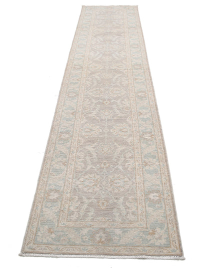 Serenity 2' 6" X 12' 0" Hand Knotted Wool Rug 2' 6" X 12' 0" (76 X 366) / Brown / Wool