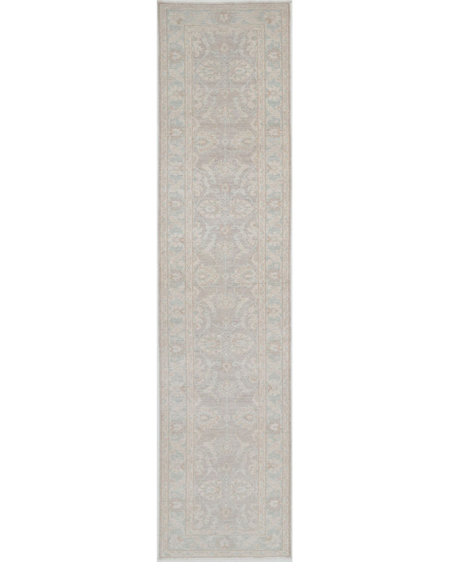 Serenity 2' 6" X 12' 0" Hand Knotted Wool Rug 2' 6" X 12' 0" (76 X 366) / Brown / Wool