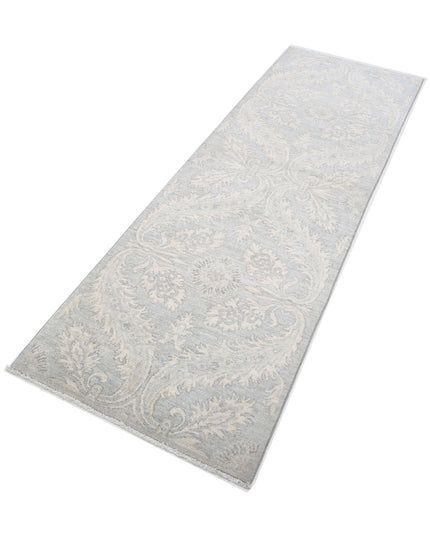 Serenity 2' 7" X 7' 11" Hand Knotted Wool Rug 2' 7" X 7' 11" (79 X 241) / Grey / Wool
