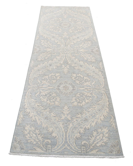 Serenity 2' 7" X 7' 11" Hand Knotted Wool Rug 2' 7" X 7' 11" (79 X 241) / Grey / Wool