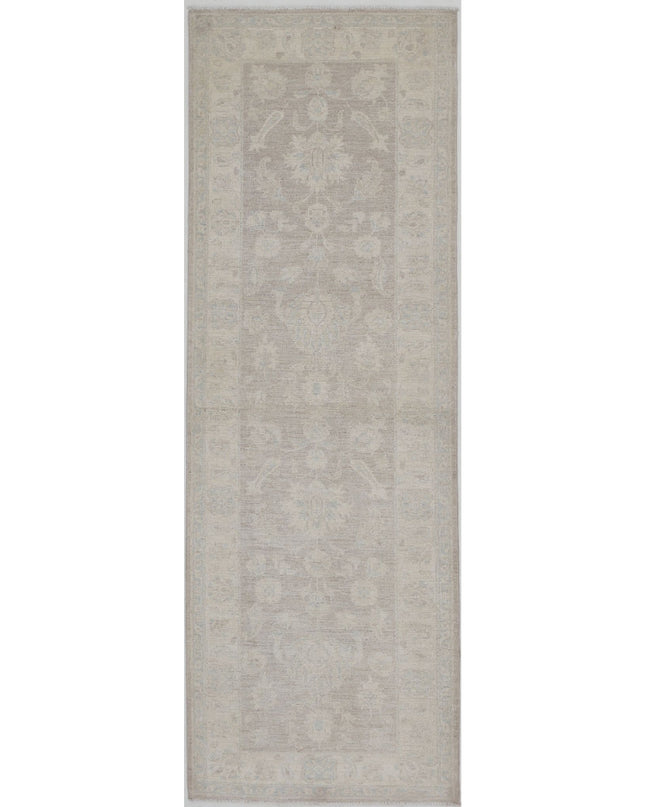 Serenity 2' 7" X 8' 0" Hand Knotted Wool Rug 2' 7" X 8' 0" (79 X 244) / Brown / Wool