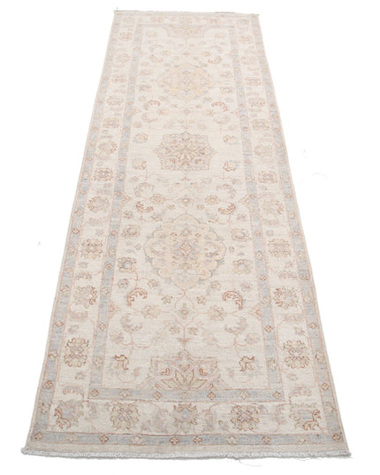 Serenity 2' 7" X 7' 8" Hand Knotted Wool Rug 2' 7" X 7' 8" (79 X 234) / Ivory / Wool