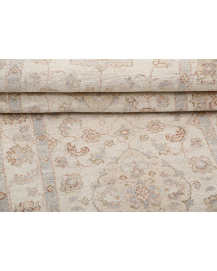 Serenity 2' 7" X 7' 8" Hand Knotted Wool Rug 2' 7" X 7' 8" (79 X 234) / Ivory / Wool