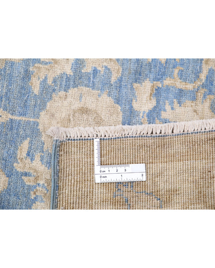 Serenity 2' 5" X 6' 4" Hand Knotted Wool Rug 2' 5" X 6' 4" (74 X 193) / Blue / Wool