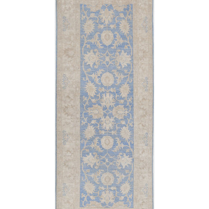 Serenity 2' 5" X 6' 4" Hand Knotted Wool Rug 2' 5" X 6' 4" (74 X 193) / Blue / Wool