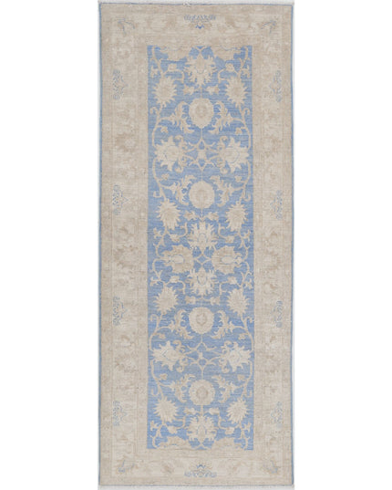 Serenity 2' 5" X 6' 4" Hand Knotted Wool Rug 2' 5" X 6' 4" (74 X 193) / Blue / Wool