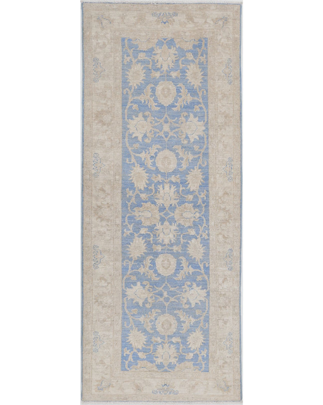 Serenity 2' 5" X 6' 4" Hand Knotted Wool Rug 2' 5" X 6' 4" (74 X 193) / Blue / Wool