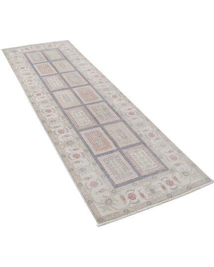 Serenity 2' 7" X 8' 0" Hand Knotted Wool Rug 2' 7" X 8' 0" (79 X 244) / Grey / Wool