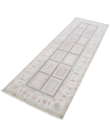 Serenity 2' 7" X 8' 0" Hand Knotted Wool Rug 2' 7" X 8' 0" (79 X 244) / Grey / Wool