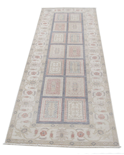 Serenity 2' 7" X 8' 0" Hand Knotted Wool Rug 2' 7" X 8' 0" (79 X 244) / Grey / Wool