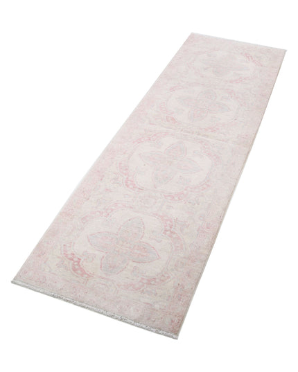 Serenity 1' 11" X 6' 2" Hand Knotted Wool Rug 1' 11" X 6' 2" (59 X 188) / Ivory / Wool