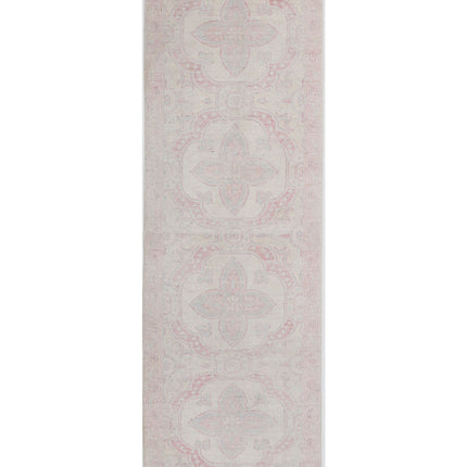 Serenity 1' 11" X 6' 2" Hand Knotted Wool Rug 1' 11" X 6' 2" (59 X 188) / Ivory / Wool