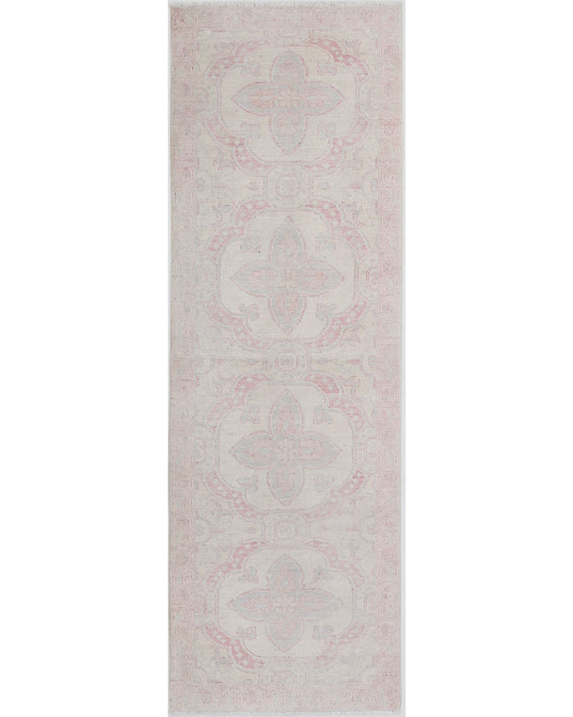 Serenity 1' 11" X 6' 2" Hand Knotted Wool Rug 1' 11" X 6' 2" (59 X 188) / Ivory / Wool