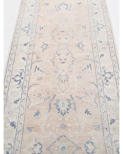 Serenity 2' 6" X 13' 6" Hand Knotted Wool Rug 2' 6" X 13' 6" (76 X 411) / Brown / Wool