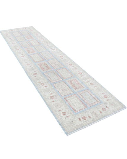 Serenity 2' 8" X 9' 8" Hand Knotted Wool Rug 2' 8" X 9' 8" (81 X 295) / Blue / Wool