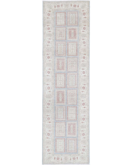 Serenity 2' 8" X 9' 8" Hand Knotted Wool Rug 2' 8" X 9' 8" (81 X 295) / Blue / Wool