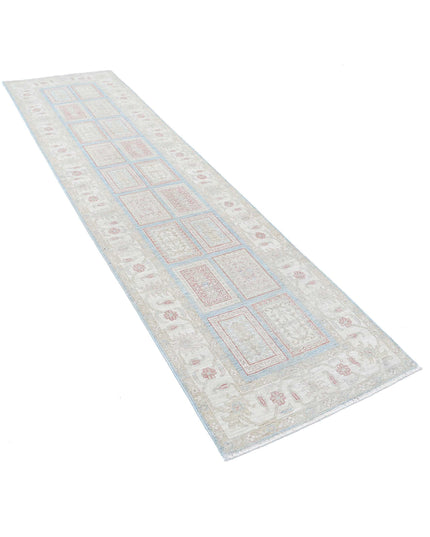 Serenity 2' 7" X 9' 10" Hand Knotted Wool Rug 2' 7" X 9' 10" (79 X 300) / Blue / Wool