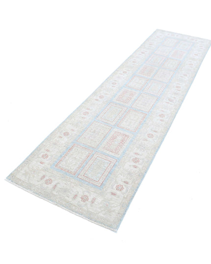 Serenity 2' 7" X 9' 10" Hand Knotted Wool Rug 2' 7" X 9' 10" (79 X 300) / Blue / Wool