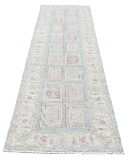 Serenity 2' 7" X 9' 10" Hand Knotted Wool Rug 2' 7" X 9' 10" (79 X 300) / Blue / Wool