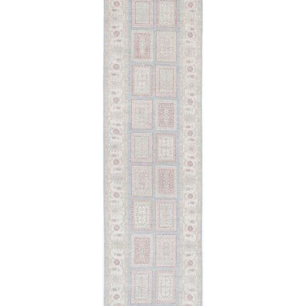 Serenity 2' 7" X 9' 10" Hand Knotted Wool Rug 2' 7" X 9' 10" (79 X 300) / Blue / Wool