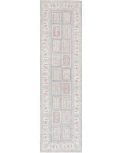 Serenity 2' 7" X 9' 10" Hand Knotted Wool Rug 2' 7" X 9' 10" (79 X 300) / Blue / Wool