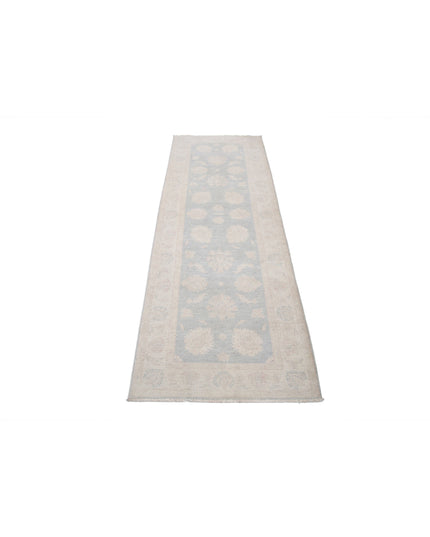 Serenity 2' 7" X 7' 9" Hand Knotted Wool Rug 2' 7" X 7' 9" (79 X 236) / Grey / Wool