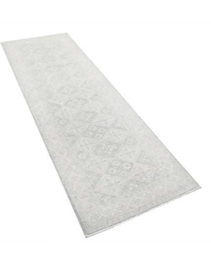 Serenity 2' 7" X 8' 1" Hand Knotted Wool Rug 2' 7" X 8' 1" (79 X 246) / Green / Wool