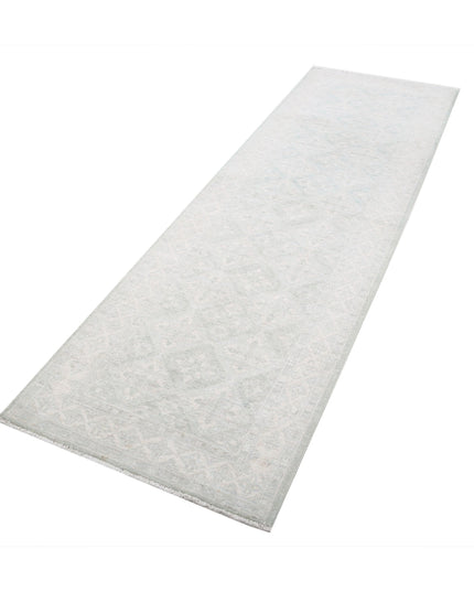 Serenity 2' 7" X 8' 1" Hand Knotted Wool Rug 2' 7" X 8' 1" (79 X 246) / Green / Wool