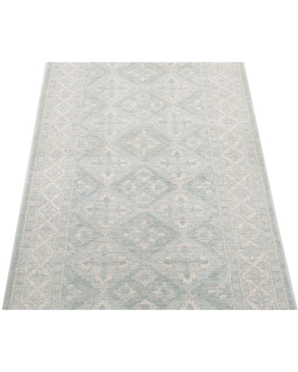 Serenity 2' 7" X 8' 1" Hand Knotted Wool Rug 2' 7" X 8' 1" (79 X 246) / Green / Wool