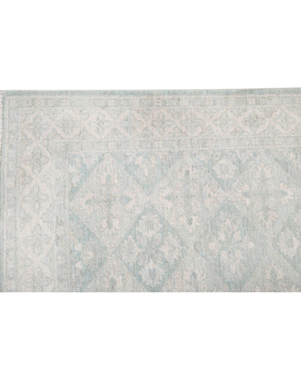 Serenity 2' 7" X 8' 1" Hand Knotted Wool Rug 2' 7" X 8' 1" (79 X 246) / Green / Wool
