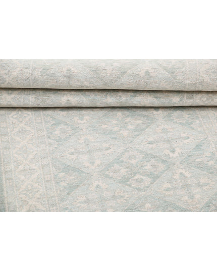 Serenity 2' 7" X 8' 1" Hand Knotted Wool Rug 2' 7" X 8' 1" (79 X 246) / Green / Wool