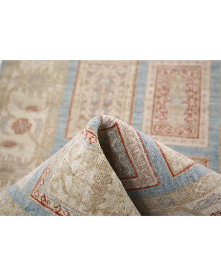 Serenity 2' 8" X 10' 2" Hand Knotted Wool Rug 2' 8" X 10' 2" (81 X 310) / Blue / Wool