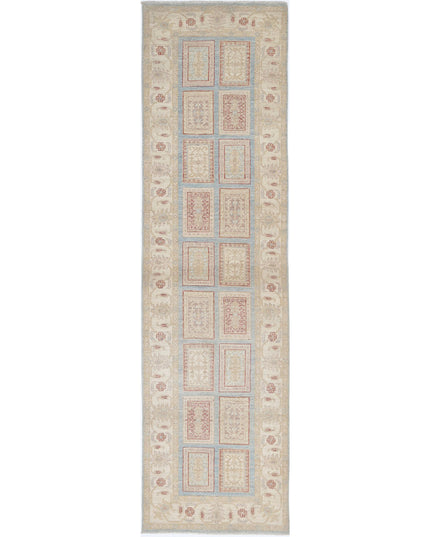 Serenity 2' 8" X 10' 2" Hand Knotted Wool Rug 2' 8" X 10' 2" (81 X 310) / Blue / Wool