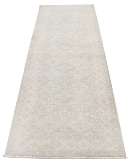 Serenity 2' 8" X 8' 0" Hand Knotted Wool Rug 2' 8" X 8' 0" (81 X 244) / Green / Wool