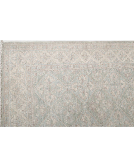 Serenity 2' 8" X 8' 0" Hand Knotted Wool Rug 2' 8" X 8' 0" (81 X 244) / Green / Wool