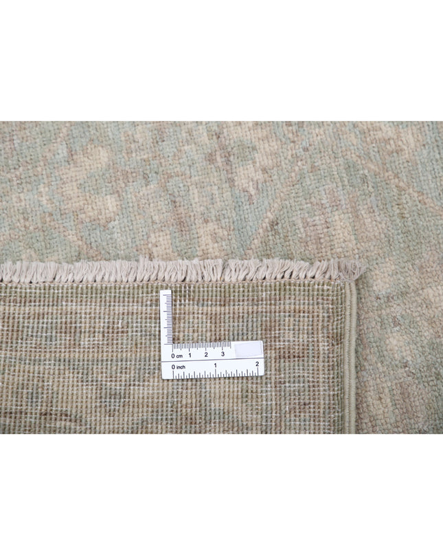 Serenity 2' 8" X 8' 0" Hand Knotted Wool Rug 2' 8" X 8' 0" (81 X 244) / Green / Wool