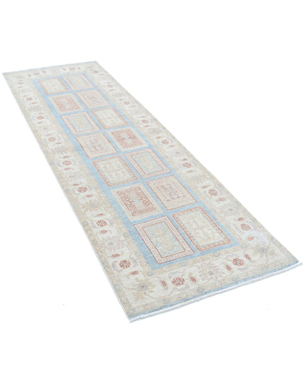 Serenity 2' 7" X 8' 2" Hand Knotted Wool Rug 2' 7" X 8' 2" (79 X 249) / Blue / Wool