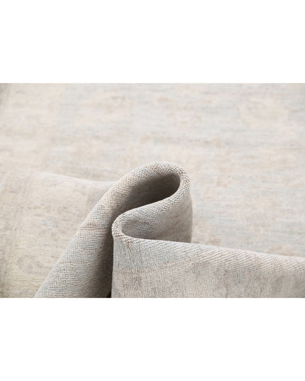 Serenity 2' 8" X 8' 1" Hand Knotted Wool Rug 2' 8" X 8' 1" (81 X 246) / Grey / Wool