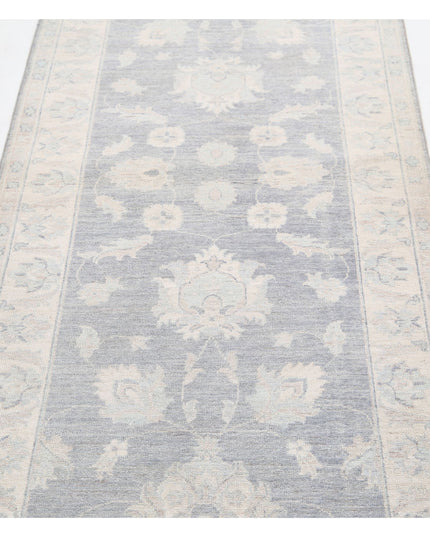 Serenity 2' 8" X 8' 1" Hand Knotted Wool Rug 2' 8" X 8' 1" (81 X 246) / Grey / Wool