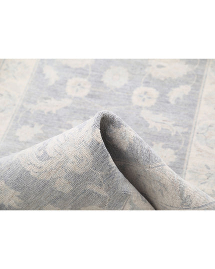 Serenity 2' 8" X 8' 1" Hand Knotted Wool Rug 2' 8" X 8' 1" (81 X 246) / Grey / Wool