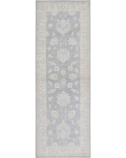Serenity 2' 8" X 8' 1" Hand Knotted Wool Rug 2' 8" X 8' 1" (81 X 246) / Grey / Wool
