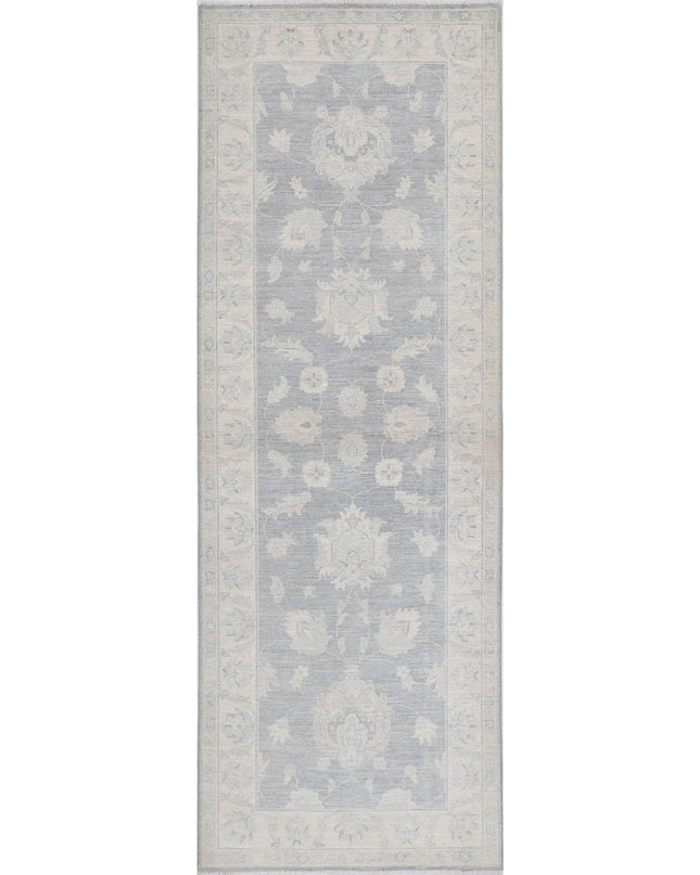 Serenity 2' 8" X 8' 1" Hand Knotted Wool Rug 2' 8" X 8' 1" (81 X 246) / Grey / Wool