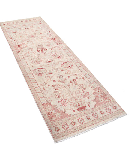 Serenity 2' 7" X 7' 9" Hand Knotted Wool Rug 2' 7" X 7' 9" (79 X 236) / Ivory / Wool