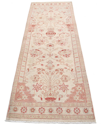 Serenity 2' 7" X 7' 9" Hand Knotted Wool Rug 2' 7" X 7' 9" (79 X 236) / Ivory / Wool