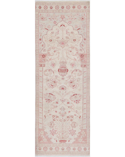 Serenity 2' 7" X 7' 9" Hand Knotted Wool Rug 2' 7" X 7' 9" (79 X 236) / Ivory / Wool