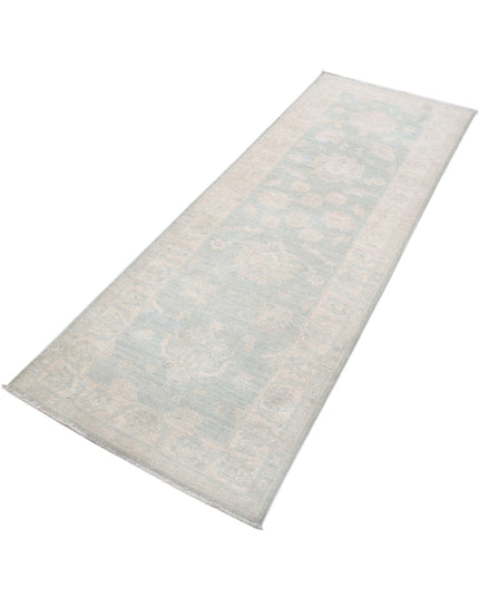 Serenity 2' 7" X 7' 5" Hand Knotted Wool Rug 2' 7" X 7' 5" (79 X 226) / Grey / Wool