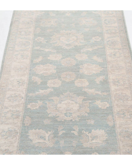 Serenity 2' 7" X 7' 5" Hand Knotted Wool Rug 2' 7" X 7' 5" (79 X 226) / Grey / Wool